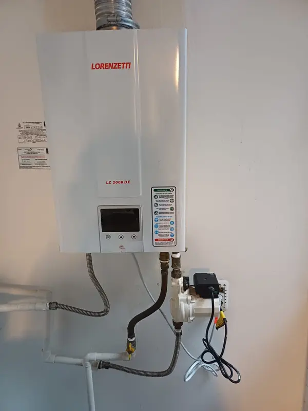 Instalação aquecedor Lorenzetti com pressurizador - Falcon Aquecedores